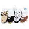 Hudson Baby Cotton Rich Baby Terry Socks 16-Pack, Neutral Leopard - 3 of 3