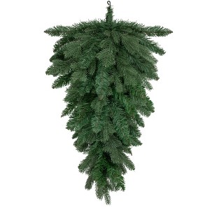 Northlight 32" Unlit Mixed Pine Artificial Christmas Teardrop Swag - 1 of 4