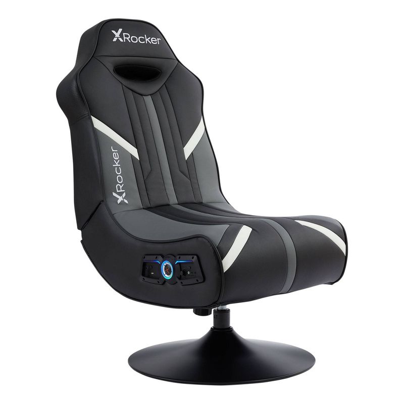 Nebula Pedestal Gaming Chair with 2.1 Bluetooth Audio - X Rocker, 1 of 12