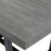 NicBex Dining Table Kitchen Table Modern Distressed Solid Wood Metal Open Frame Table for Dining Room, Restaurant - 3 of 4