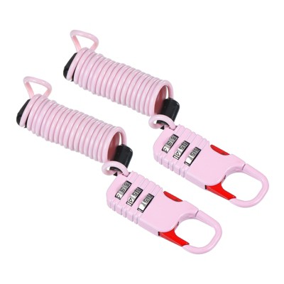 Unique Bargains Flexible Security Steel 3-Digit Combination Lock with Spring Cable