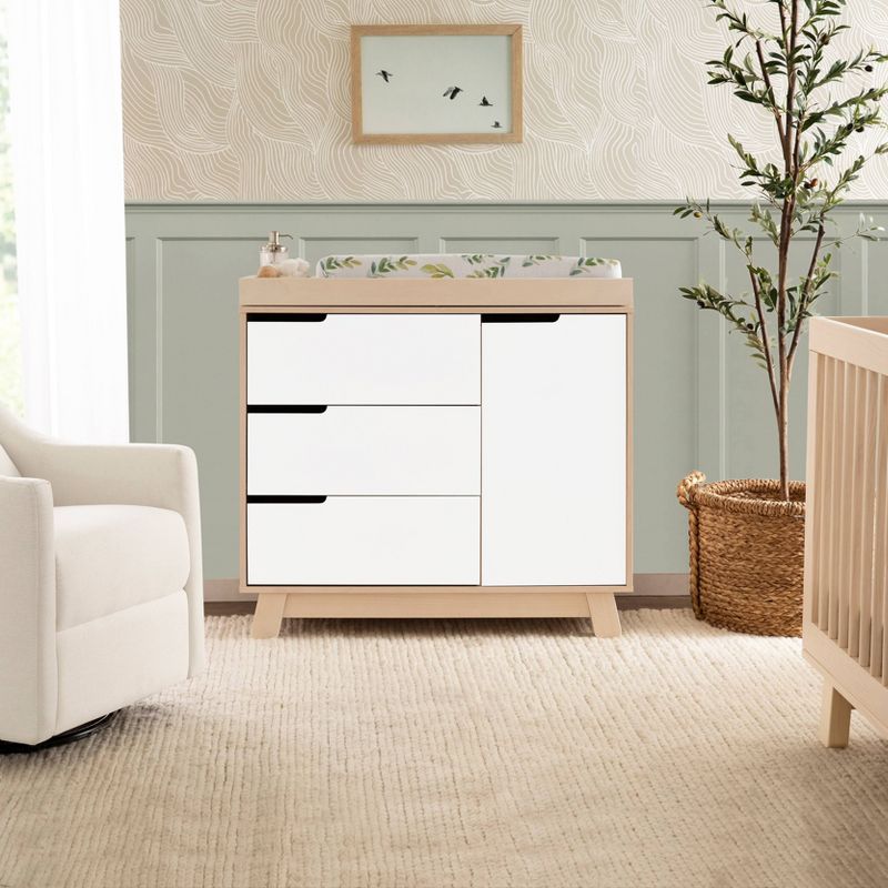 Babyletto Hudson 3-Drawer Changer Dresser with Removable Changing Tray, 2 of 11