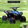 12V Ride On Toy ATV, Battery Powered 4 Wheeler Quad Car, Electric ATV with Remote Control, Music, Horn, Monitor Display, LED Lights for Toddlers 3-10 - 4 of 4