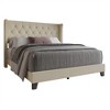 Home Design Homer Tufted Upholstered Panel Bed - 3 of 4