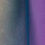 purple / teal / gold ombre