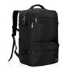 Hynes Eagle 44L Travel Backpack Wristlet Wallet Set-Black - 3 of 4