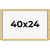 PosterPalooza | Minimalist Shadow Box Gold Picture Frame - UV Acrylic, Backing Board, Hanging Hardware - 2 of 4