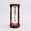 Decorative Wood Frame Sand Timer-Sand Clock-Hourglass-Tabletop Object-5.75x5.75x11.75" - 2 of 4