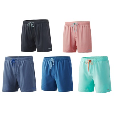 Huk Men's Pursuit Volley Elastic Waist Swim Shorts : Target