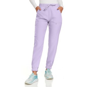 Hey Collection Women Medical Scrubs Jogger Pants with 4 Pockets and 4-Way Stretch - 1 of 4