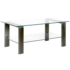 Gunmetal Gray Coffee Table - Henn&Hart - 1 of 4