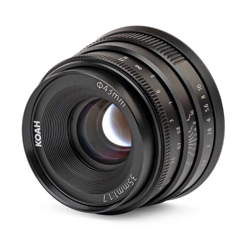 Koah Artisans Series 35mm f/1.7 Manual Focus Lens for Canon EF-M Mount (Black), 3 of 4