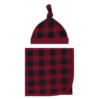 buffalo plaid muslin swaddle