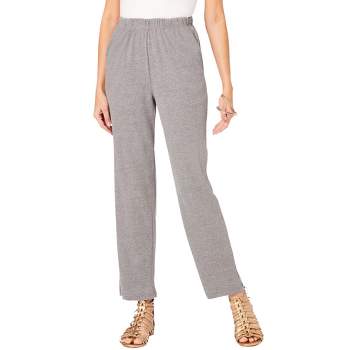 Jessica London Women's Plus Size Soft Ease Pant - 34/36, Gray : Target