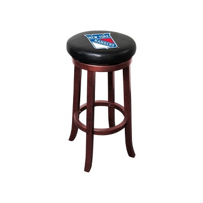 NHL New York Rangers Wooden Bar Stool