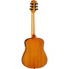 Luna Safari Tribal Travel Acoustic-Electric Left-Handed Guitar Tobacco Sunburst - 4 of 4