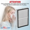LifeSupplyUSA Air Purifier Filters Compatible with Sears Kenmore 83195 F-K3 fits 83254 83396 85254 - 2 of 4