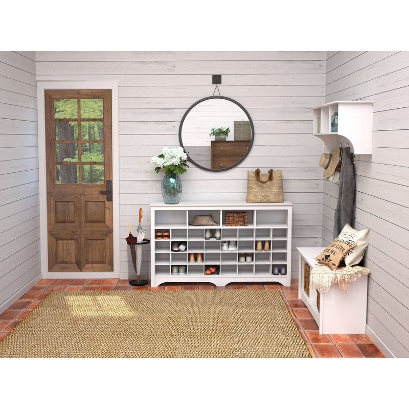 60" Entryway Shoe Cubby Console - Prepac, 3 of 13