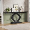 Tribesigns 59 Inches Modern Long Console Table with Double Arc Base for Entryway - 3 of 4