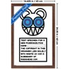 Trends International Radiohead - Blue Bear Specimen Framed Wall Poster Prints - 3 of 4