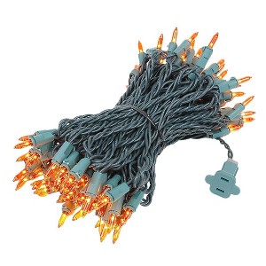 Novelty Lights 100 Light Incandescent Mini Christmas String Lights 50 Feet - 1 of 4