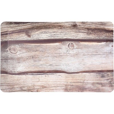 Emeril Lagasse 31" x 19" Beechwood Kitchen Mat Brown/Ivory