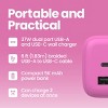 GEMS USB-A to USB-C Charging Gift Set with Power Bank, Cable, and Wall Charger - Soft Pink - 4 of 4