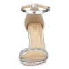 Allegra K Women's Stiletto Heels Rhinestone Ankle Strap Sandals - 3 of 4
