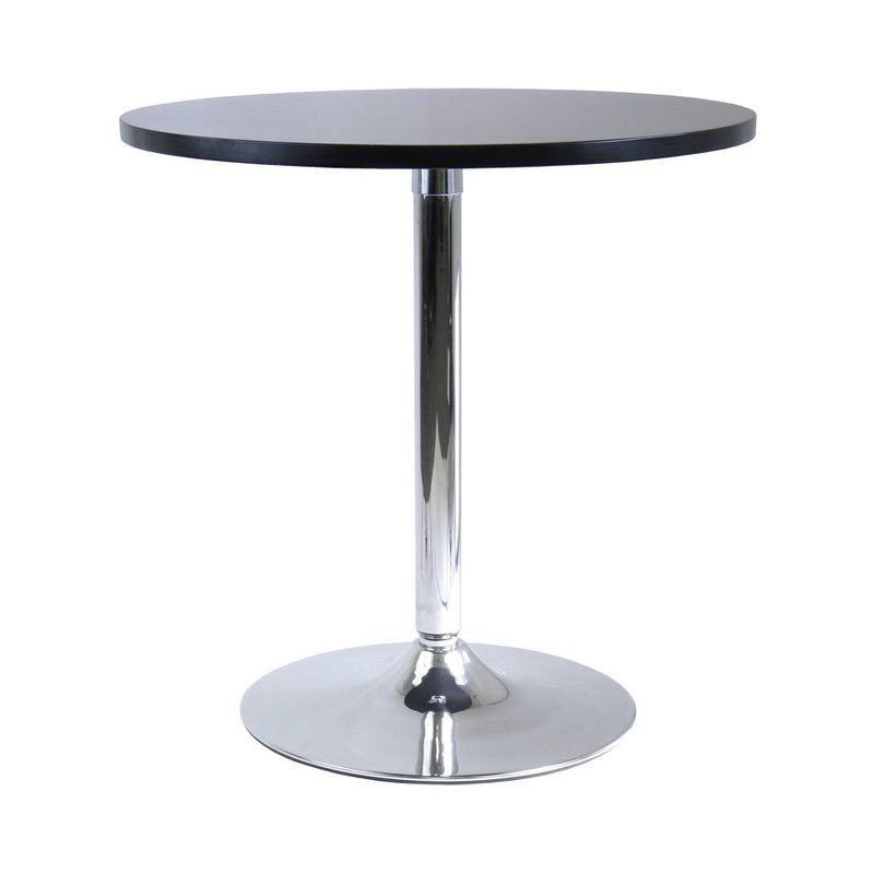 Spectrum Round Dining Table with Metal Base Wood/Black - Winsome, 1 of 6