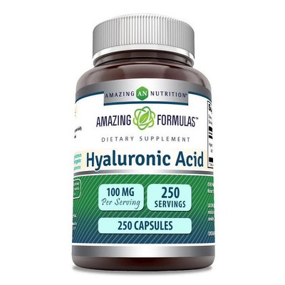 Amazing Formulas Hyaluronic Acid 100 Mg 250 Capsules