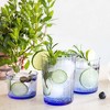 Bormioli Rocco Exclusiva Gin Fizz Glasses, Set of 12 - Sapphire Blue 17 Oz. Tumblers, Laser Cut Rim & Star Glass Clarity - 4 of 4