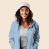 Dalix Heartly Ghost Embroidered Fleece Zip Hoodie Cold Fall Winter Women - 3 of 4