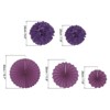 Unique Bargains Paper Decorative Round Pattern Party Decorative Folding Fans - 2 of 4
