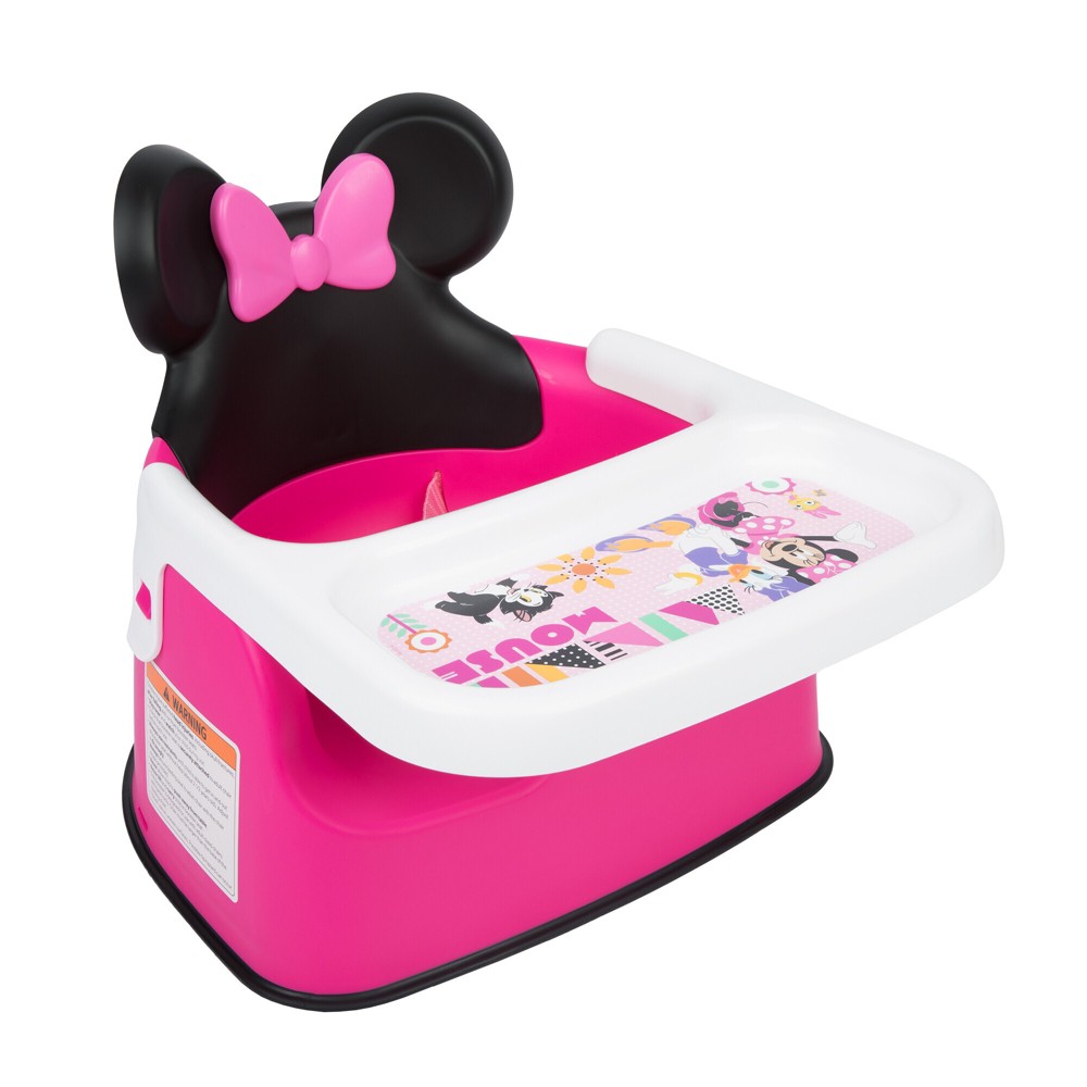 Photos - Car Seat Minnie Mouse by The First Years Mealtime Booster Seat - Pink/White