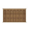 FUFU&GAGA Classic Wooden Wall - Mounted Shelf Mug Rack - Multi - Compartment Display Shelf for Kitchen & Living Room Wall Cabinet - 4 of 4