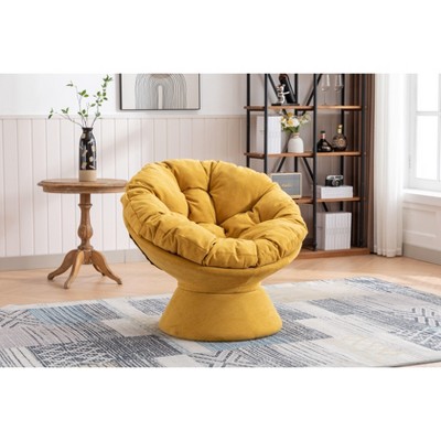 Okak Accent Chairs for Bedroom, 360 Swivel Barrel Chair, Modern Oversized Accent Chair for Living Room
