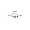Unique Bargains Rhinestone Small Round Bulk Glass Spacer Beads for Jewelry Making 100 Pcs - 2 of 4