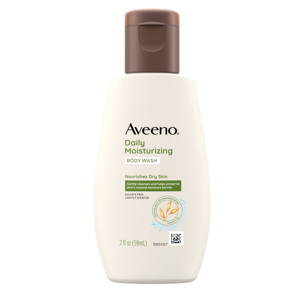 Photos - Shower Gel Aveeno Daily Moisturizing Body Wash with Soothing Oat - Trial Size - 2 fl 
