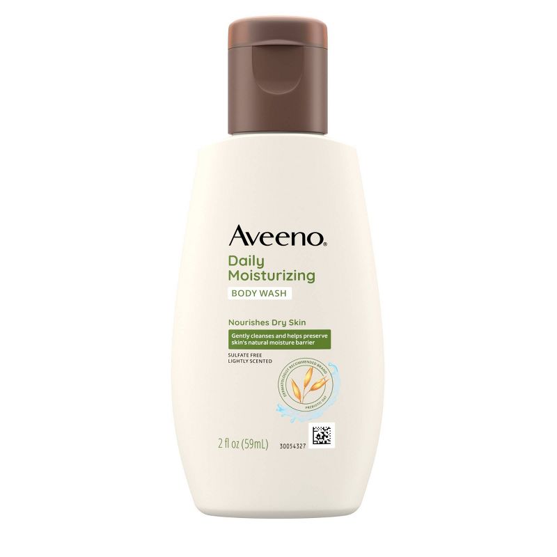 Aveeno Daily Moisturizing Body Wash with Soothing Oat - Trial Size - 2 fl oz, 1 of 10