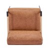 NicBex Minimalist Accent Chair with Cushions Contemporary Reading Chair with Metal Frame and Wooden Armrest Design for Living Room - 3 of 4