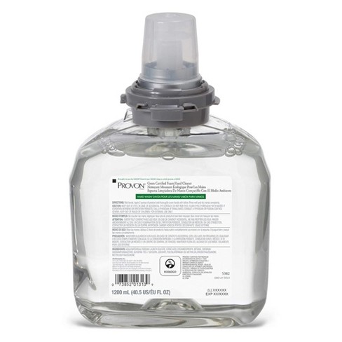 PROVON Foaming Soap Dispenser Refill Bottle Unscented 1,200 mL 5382-02 1 Ct - image 1 of 2