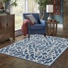 Oriental Weavers Meridian 2205B Navy/ Ivory Indoor/Outdoor Area Rug - 7'10" x 10'10" - 2 of 4