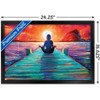 Trends International PD Moreno - Fine Art - Yoga Dock Framed Wall Poster Prints - 3 of 4