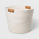 Decorative Coiled Rope Basket White - Brightroom™