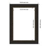 Amanti Art Accent Bronze Narrow Framed Magnetic Dry Erase Board - 4 of 4