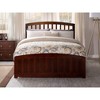 AFI Furnishings Richmond Full Traditional Bed with Matching Footboard and Turbo Charger in Walnut - 2 of 4