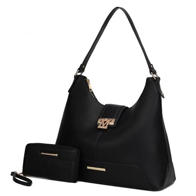 MKF Collection Graciela vegan Leather Women's Hobo Bag and Wallet by Mia K