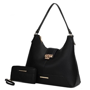 MKF Collection Graciela vegan Leather Women's Hobo Bag and Wallet by Mia K - 1 of 4