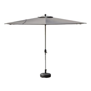 TiramisuBest Rectangle Patio Umbrella with Crank Lift & Tilt Brick red - 1 of 4