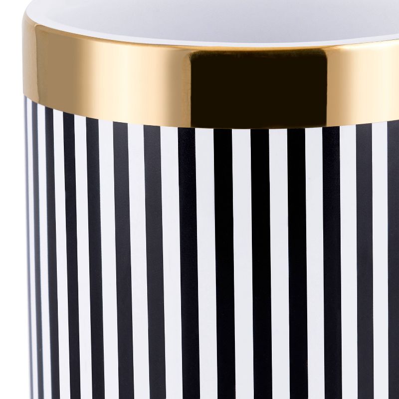 Derby Tumbler Black/White - Allure Home Creations, 3 of 5